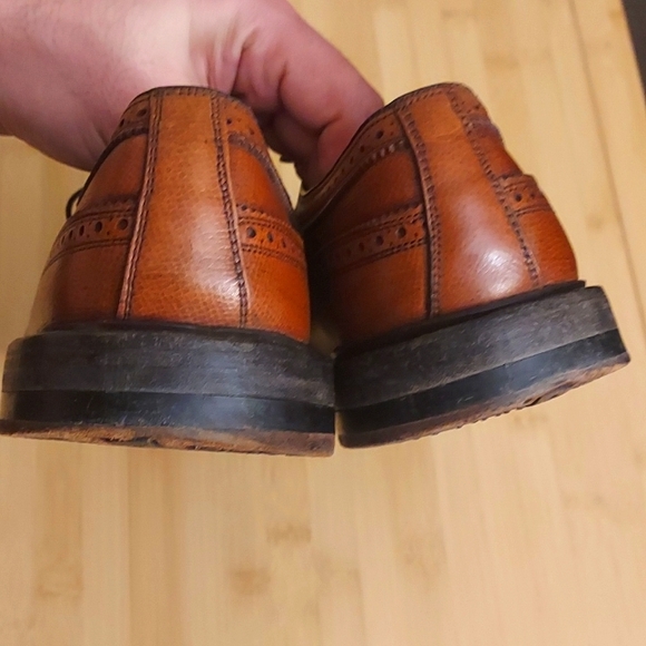 Florsheim Imperial Shoe - Walnut Brown Full Brogue Wingtip 11 C 601123 - Picture 5 of 8